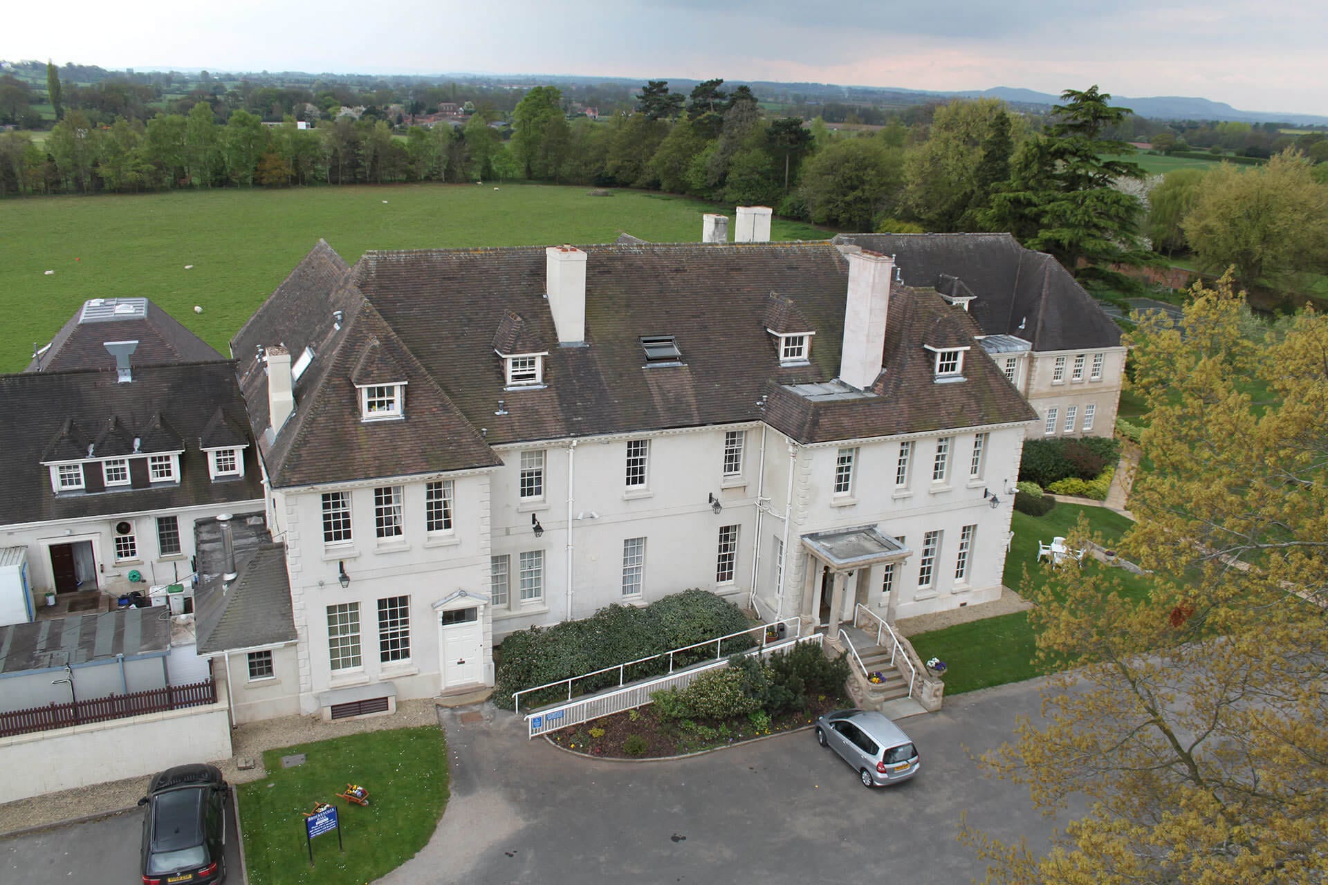 Exterior Building Cleaning on Brockencote Hall