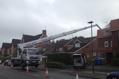 Care Home Brick Cleaning with Truck Mount