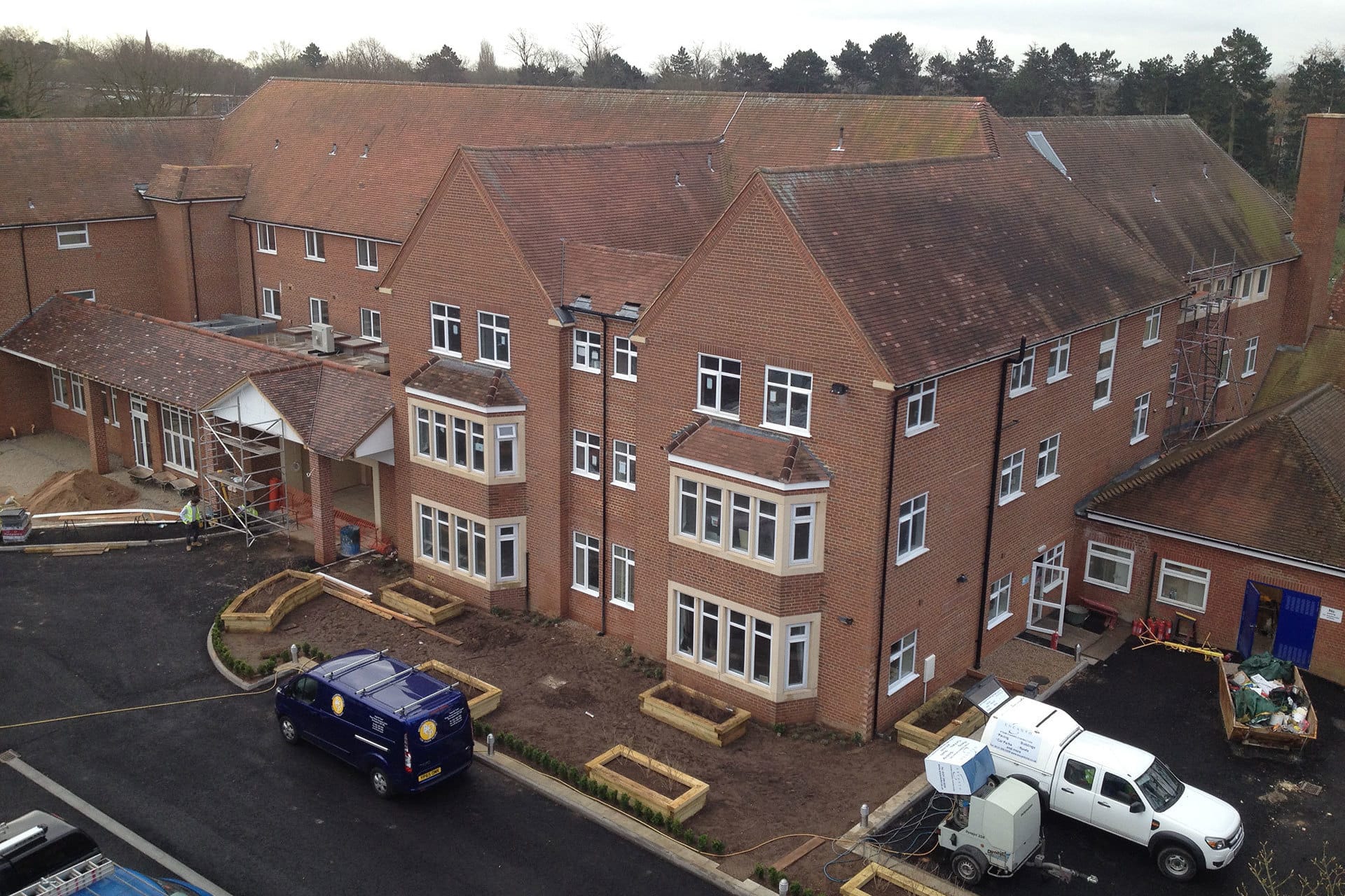Care Home Brick Cleaning in Moseley, Birmingham
