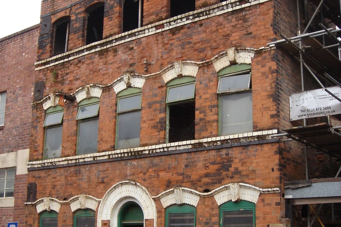 'Before' Image of a Building in Hockley, Birmingham.
