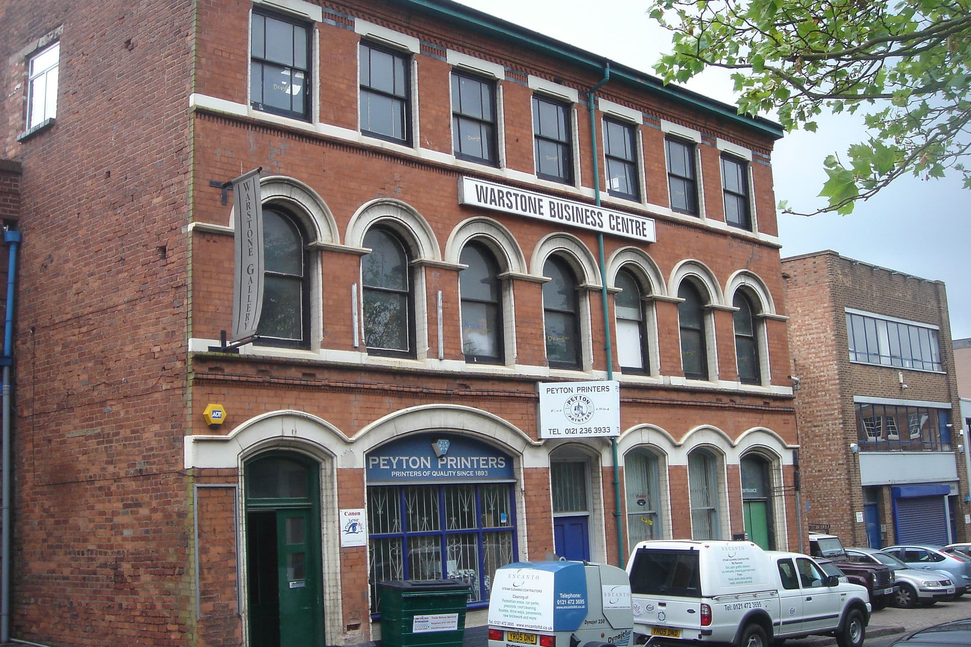Brick Cleaning in Jewellery Quarter, Before.