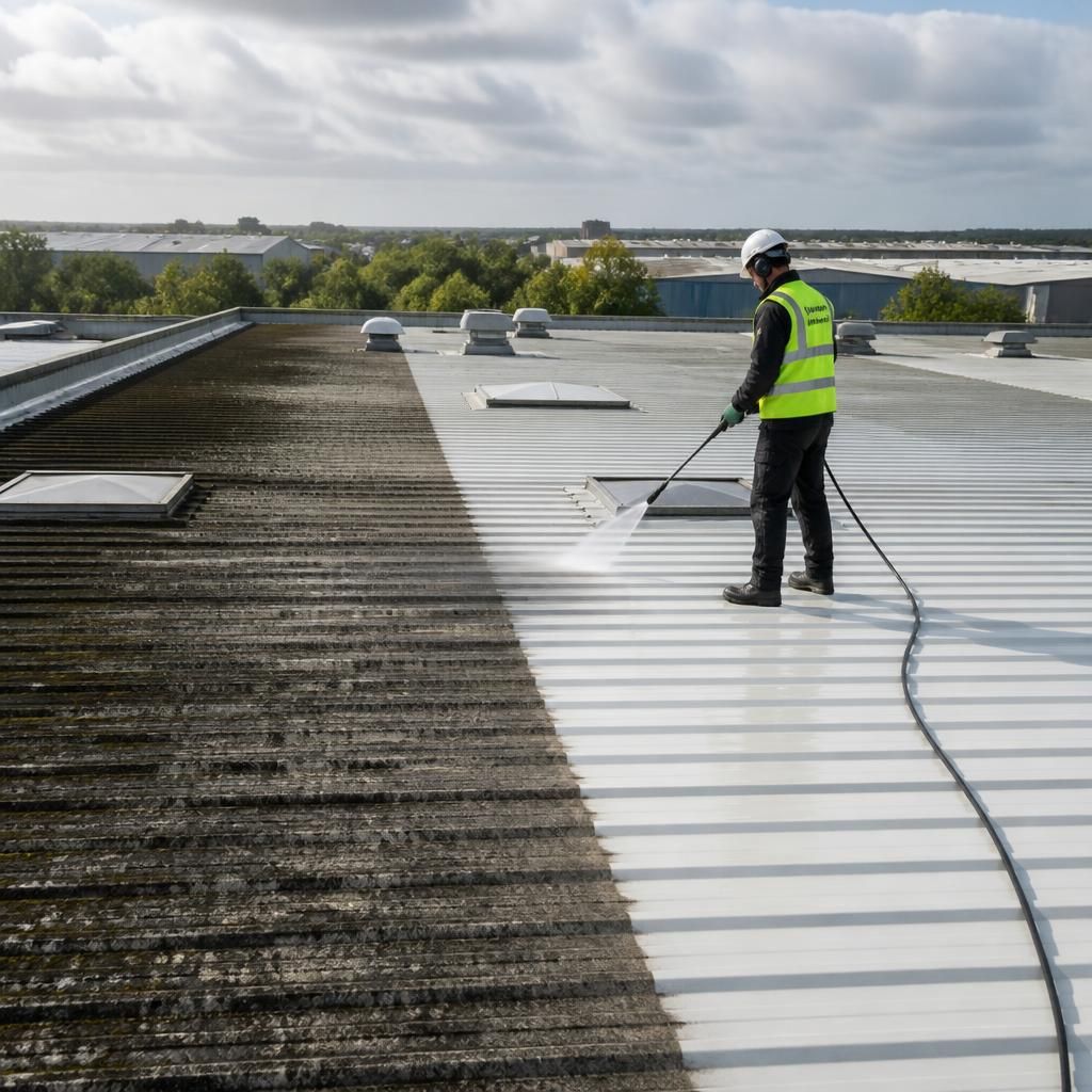 Roof cleaning transformation