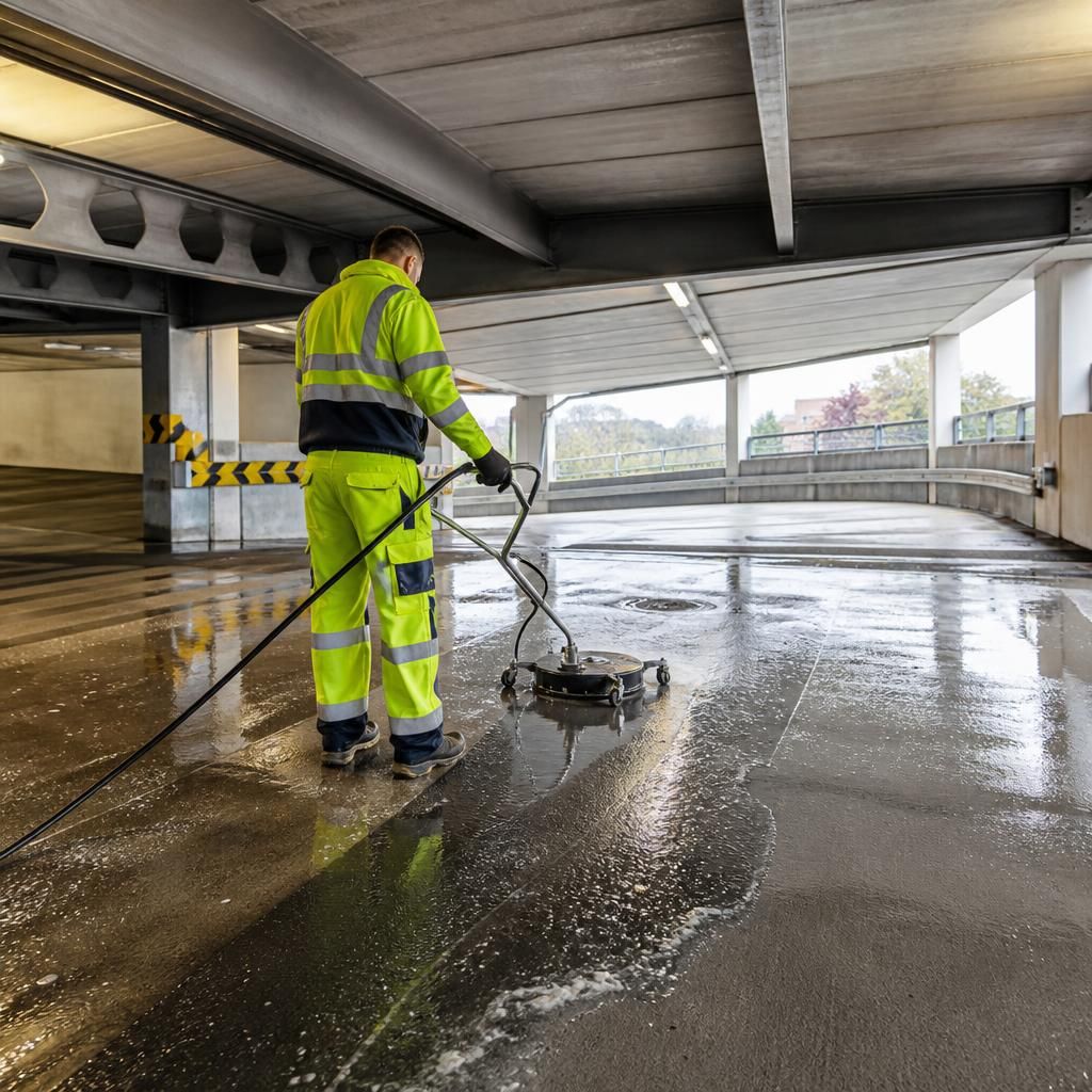 Scheduled maintenance in car parking facilities