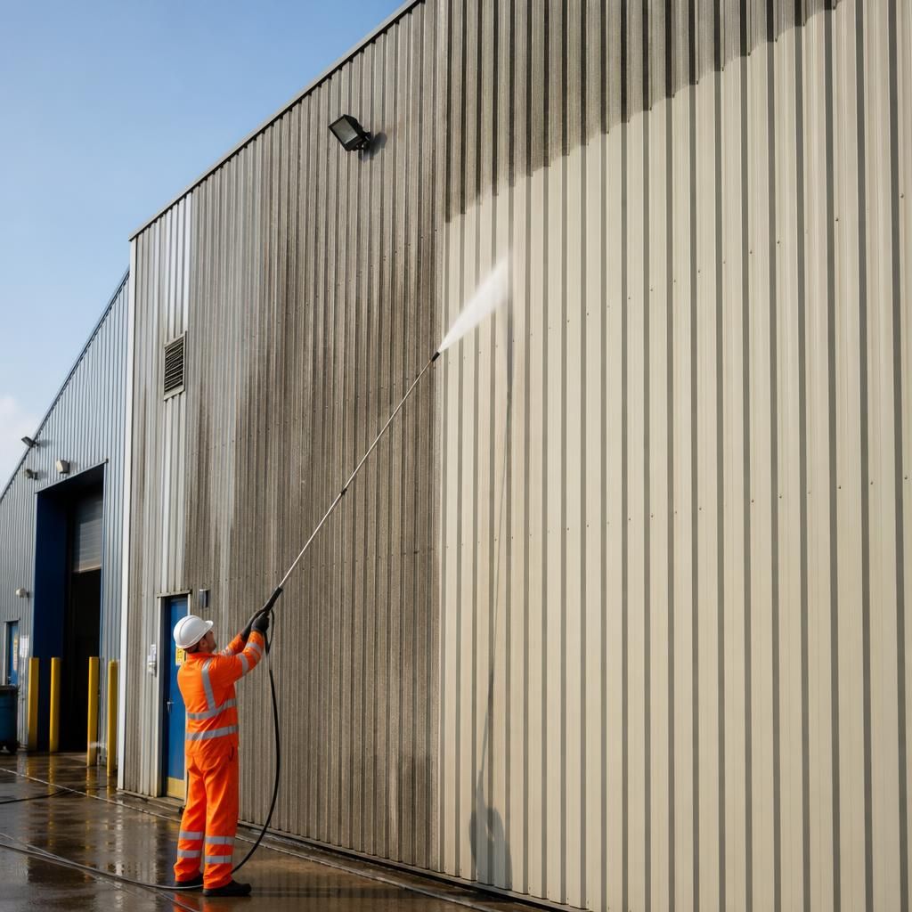Factory Cladding Cleaning