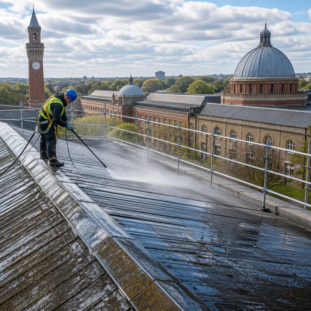 Maintaining university roof structures