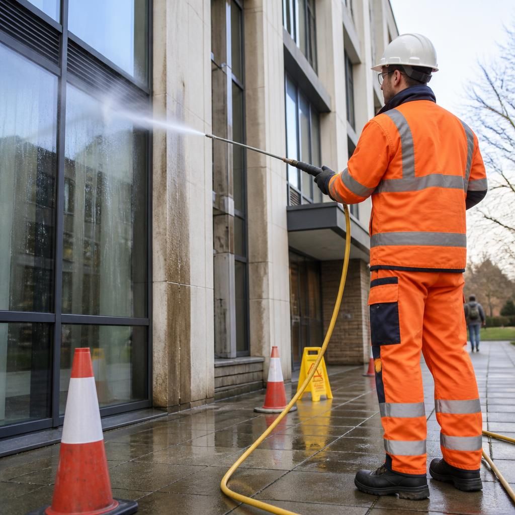 Adhering to safety standards during cleaning