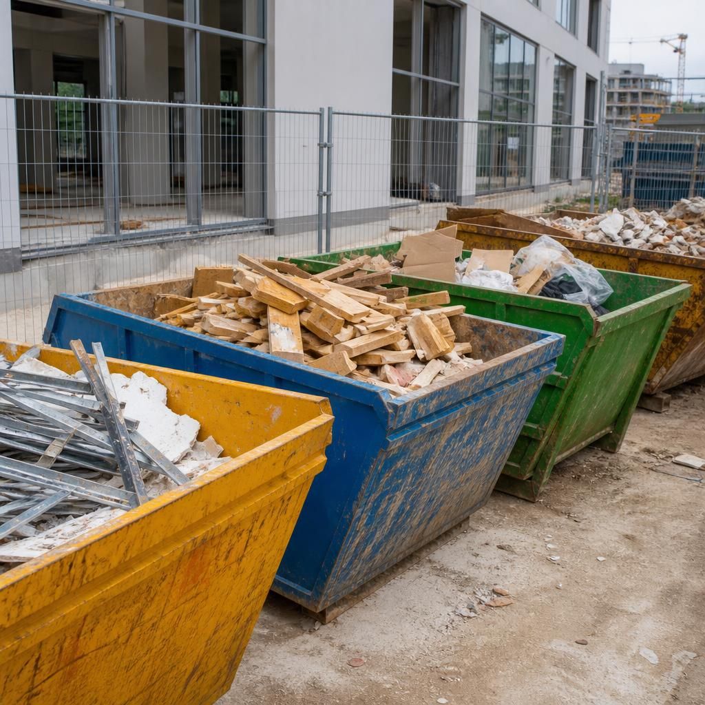 Segregation of waste materials for disposal