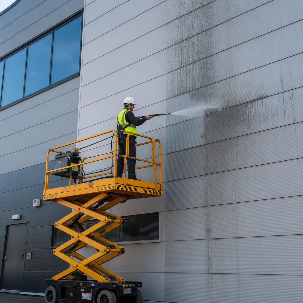 Regular cladding maintenance schedule