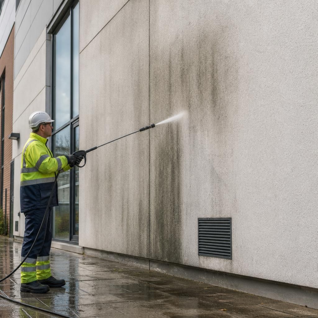 Scheduled preventative maintenance for building exteriors