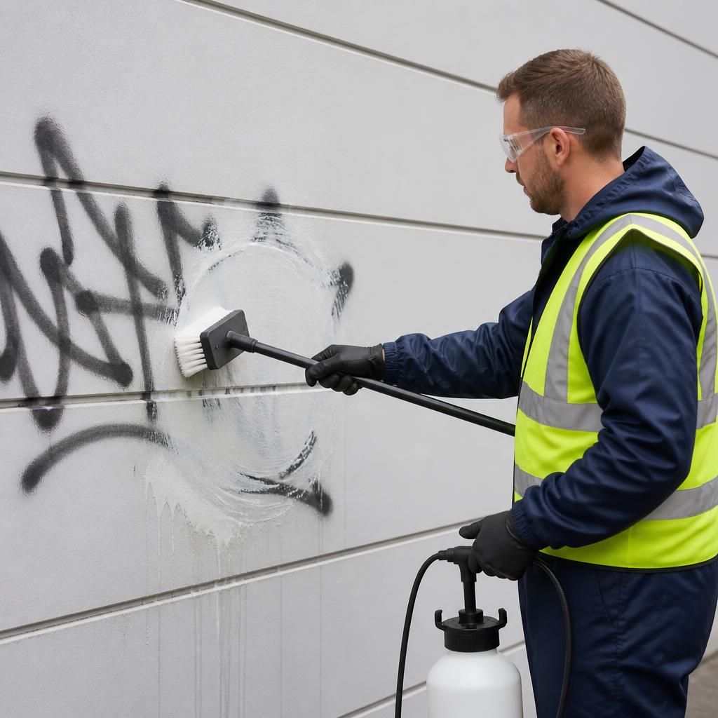 Gentle cleaning of delicate surfaces