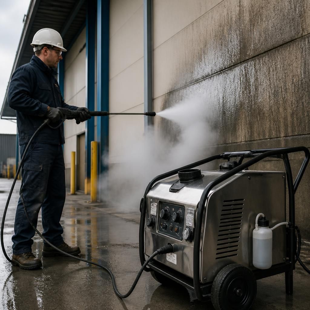 High-temperature steam cleaning equipment