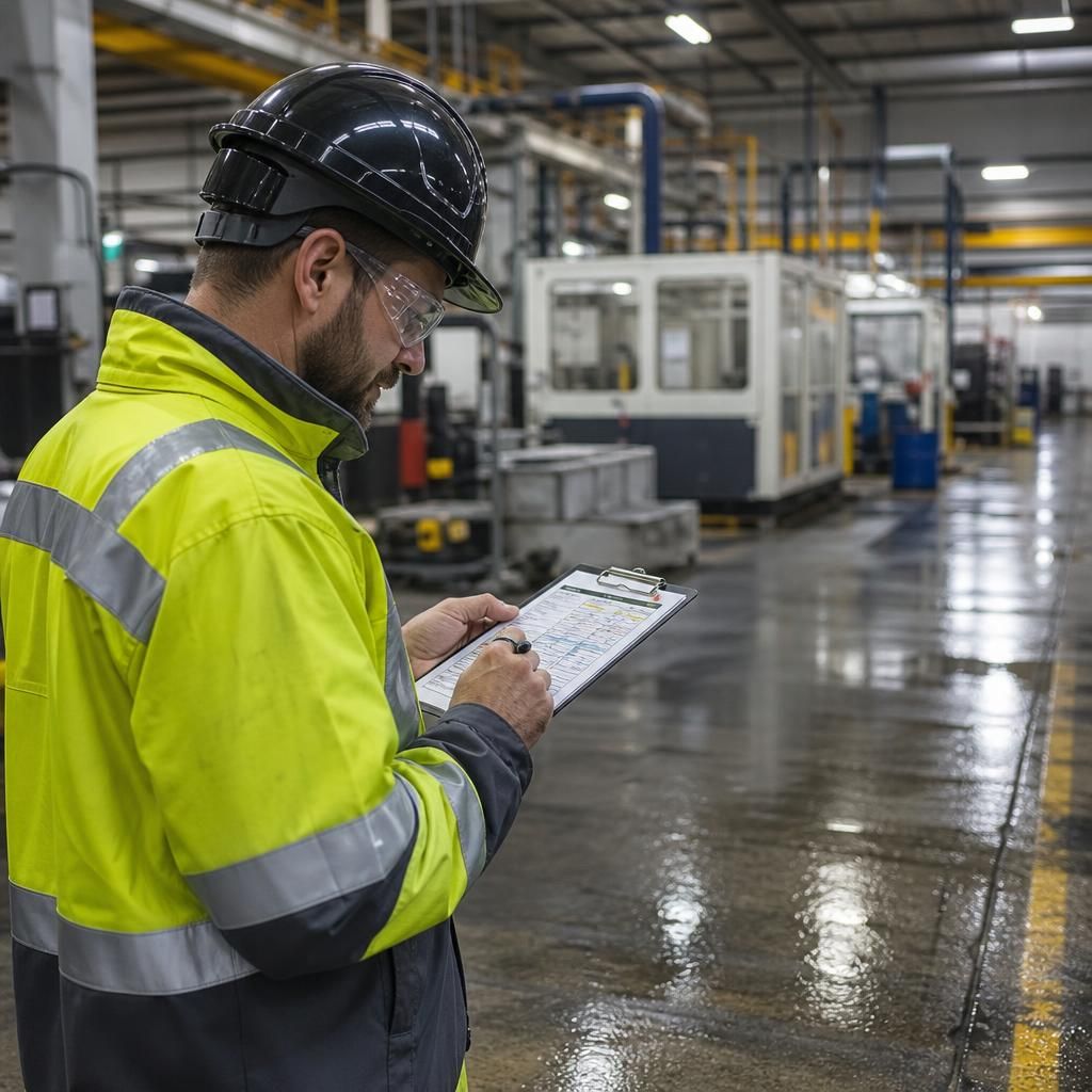 Scheduled maintenance planner in industrial facility