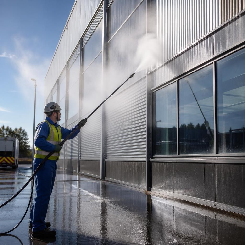 Bright and clean building exteriors